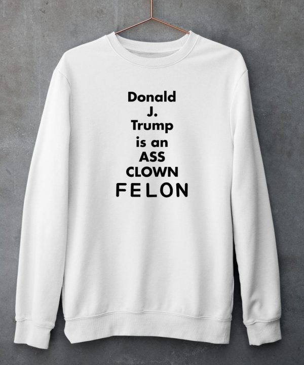 Donald J Trump Is An Ass Clown Felon Shirt4