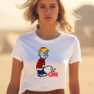 Donald Trump Piss On Cnn Fake News Shirt