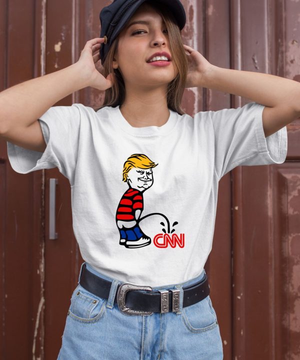 Donald Trump Piss On Cnn Fake News Shirt2