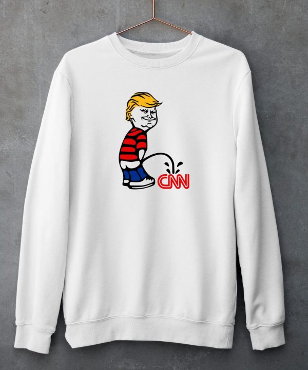 Donald Trump Piss On Cnn Fake News Shirt4