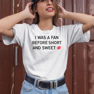 Fwdlibs I Was A Fan Before Short And Sweet Shirt