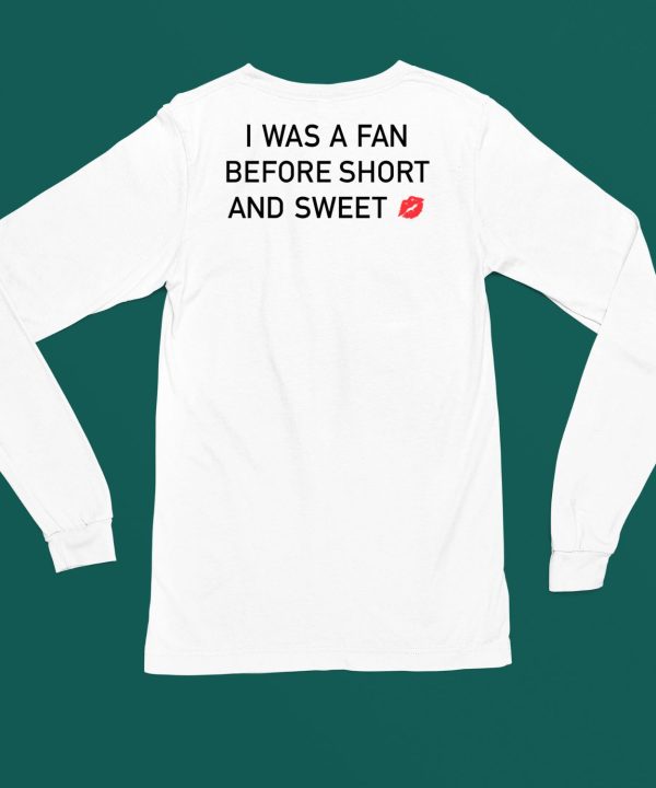 Fwdlibs I Was A Fan Before Short And Sweet Shirt5