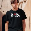 Hugh Jackman Wearing Global Citizen Logo Shirt