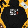 Jamaal Bowman Wearing Showing Up For Racial Justice Shirt4