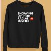 Jamaal Bowman Wearing Showing Up For Racial Justice Shirt5