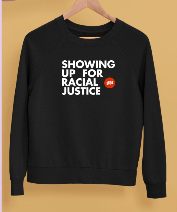 Jamaal Bowman Wearing Showing Up For Racial Justice Shirt5