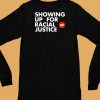 Jamaal Bowman Wearing Showing Up For Racial Justice Shirt6