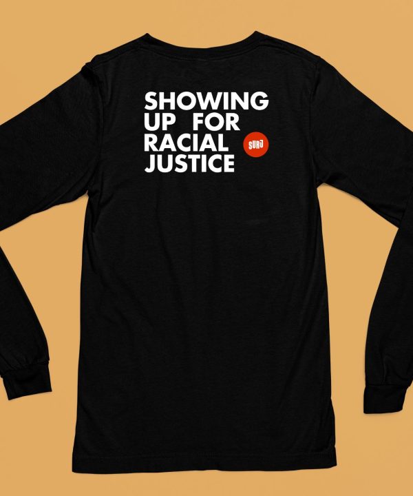 Jamaal Bowman Wearing Showing Up For Racial Justice Shirt6