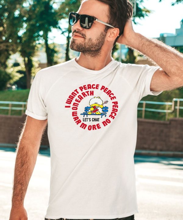 Jerks 80S I Want Peace Peace Peace T Shirt1