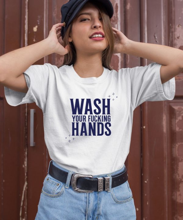 Jess Aggressive Tutorials Wash Your Fucking Hands Tee Shirt2