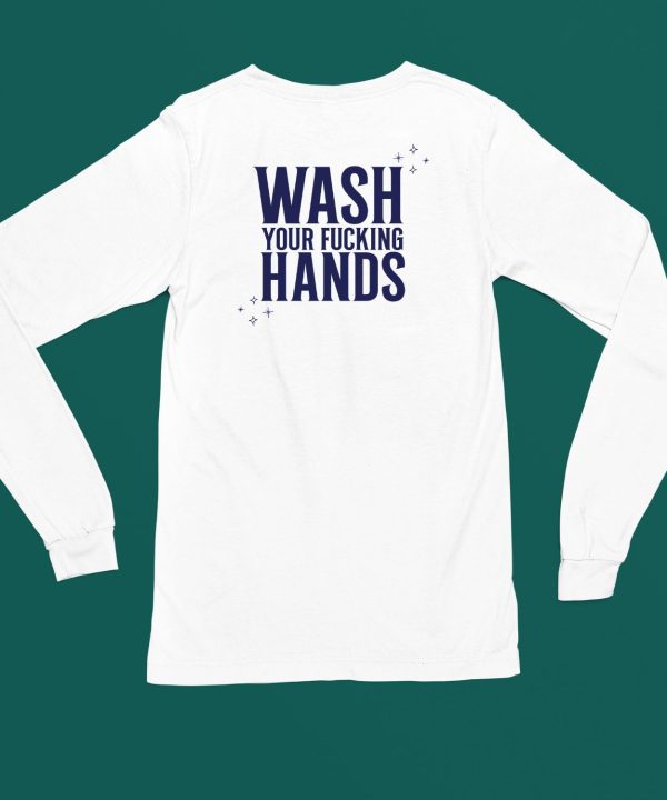 Jess Aggressive Tutorials Wash Your Fucking Hands Tee Shirt5