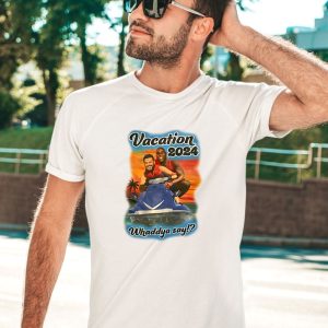 Magic Johnson And Jimmy Kimmel Vacation 2024 Whaddya Say Shirt