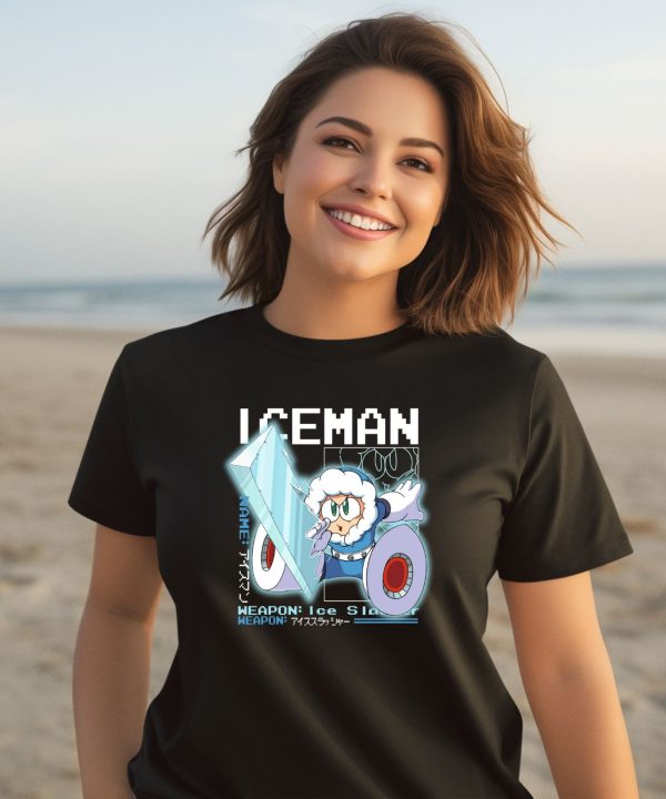 Mega Man Capcom Iceman Large Shirt