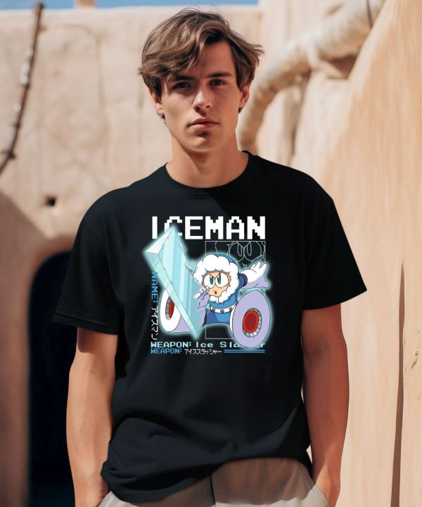 Mega Man Capcom Iceman Large Shirt0