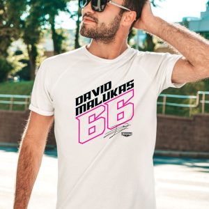Meyer Shank Racing Merchandise David Malukas 66 Shirt