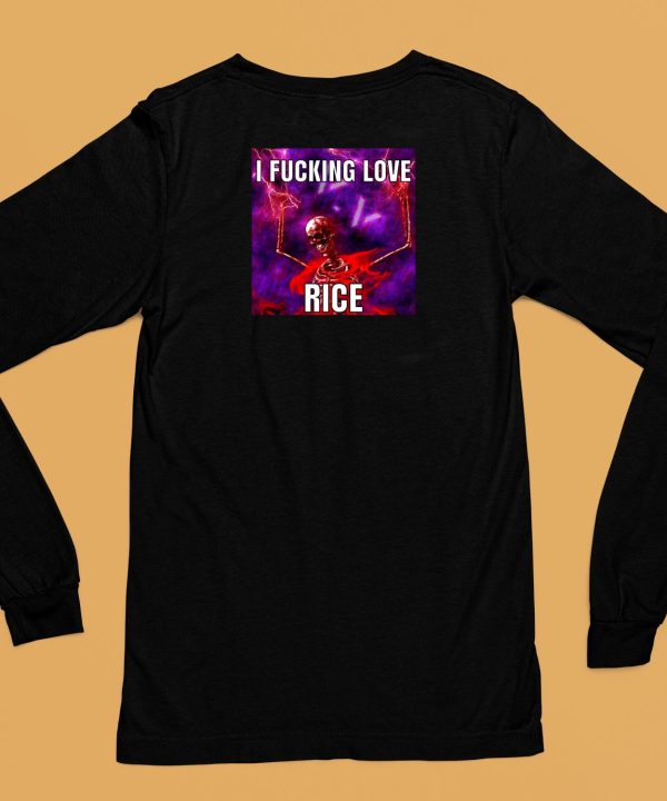 Nanimonavi I Fucking Love Rice Skeleton Shirt6