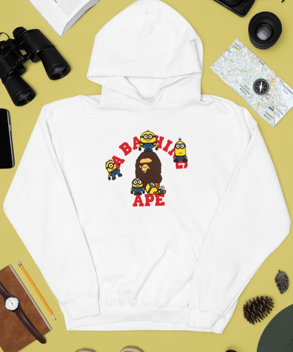 Official Sapnap Bape X Minions College Shirt3