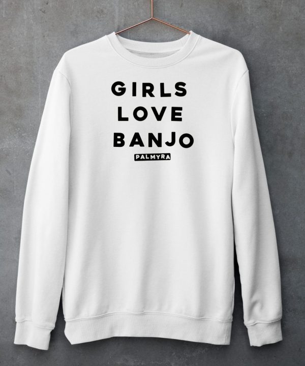 Palmyrathebandstore Girls Love Banjo T Shirt4