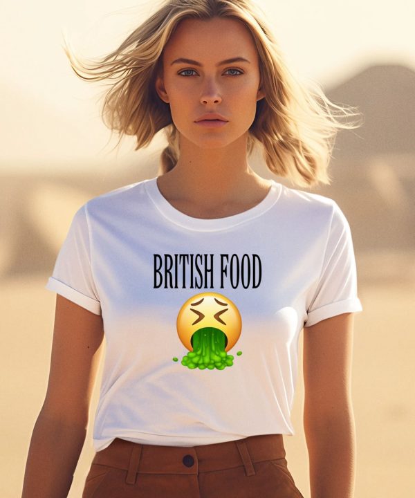 Retiredroadman British Food Emoji Vomiting Shirt0