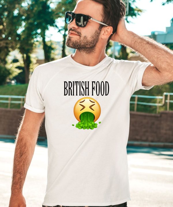 Retiredroadman British Food Emoji Vomiting Shirt1