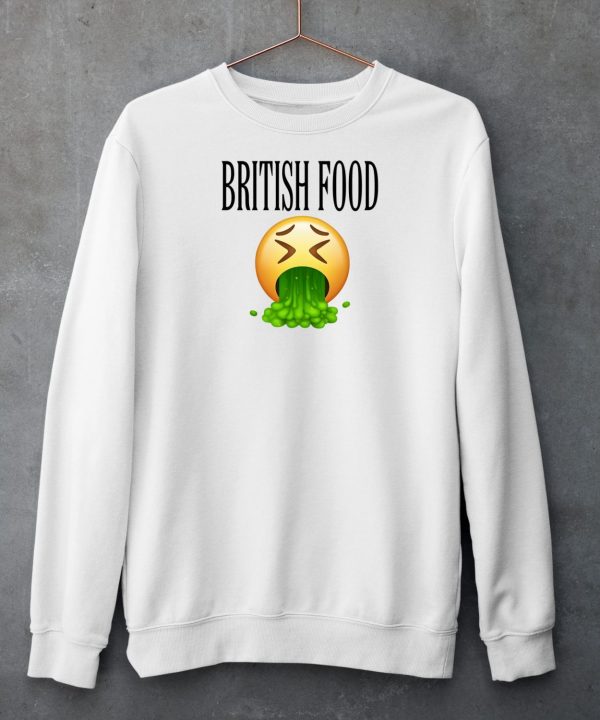 Retiredroadman British Food Emoji Vomiting Shirt4