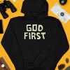 Ryan Clark Wearing God First Hoodie