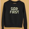 Ryan Clark Wearing God First Hoodie5