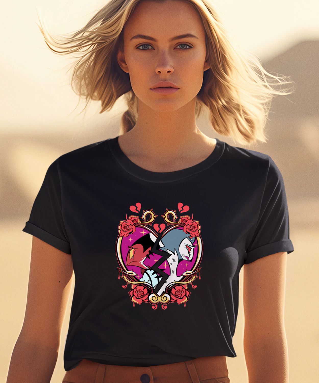 Sharkrobot Merch Shattered Hearts Shirt