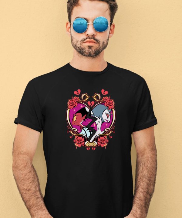 Sharkrobot Merch Shattered Hearts Shirt3