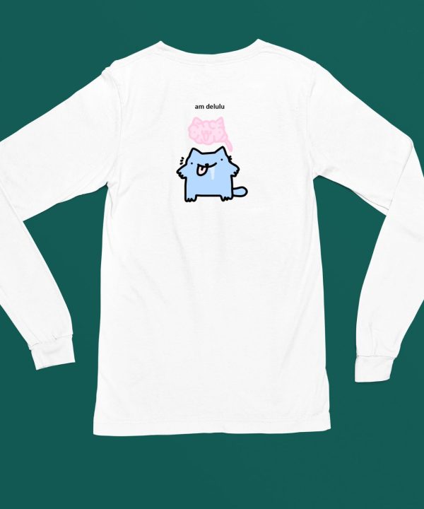 Silly Nub Cat Am Delulu Shirt5