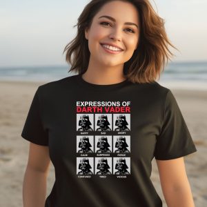 Star Wars Darth Vader Face Expressions T Shirt