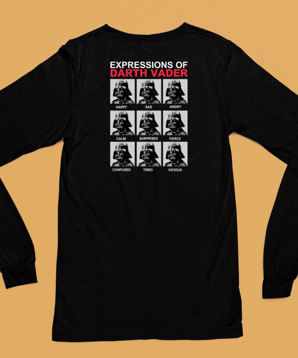 Star Wars Darth Vader Face Expressions T Shirt6