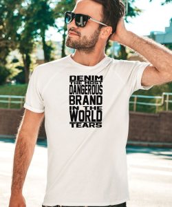 Staygroundeadtv Denim The Most Dangerous In The World Tears Shirt1