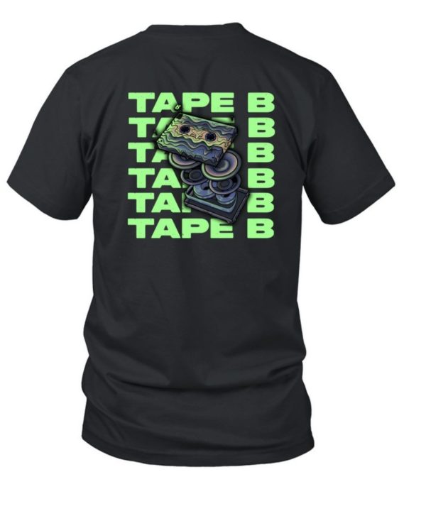 Tapebbeats Store Tape B Tour 2024 Black Shirt3