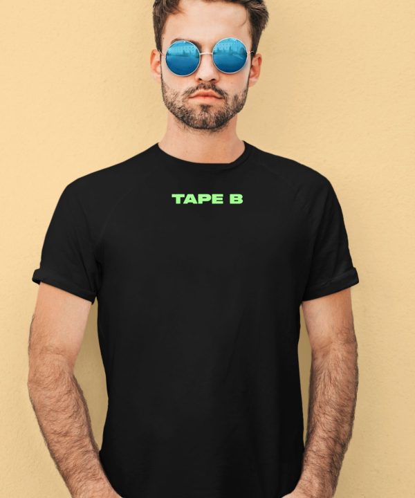 Tapebbeats Store Tape B Tour 2024 Black Shirt4