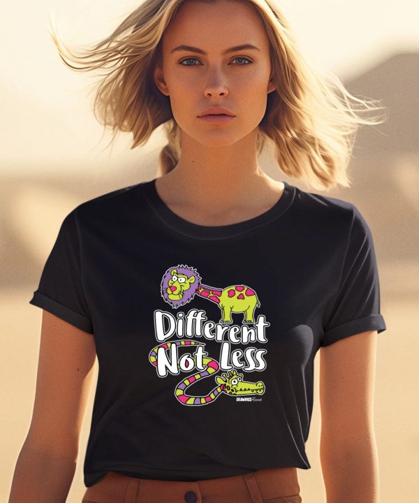 Trent Landreth Different Not Less Drawings By Trent Shirt