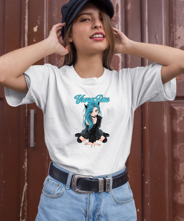 Yung Bae Goth Anime Girl Tee2