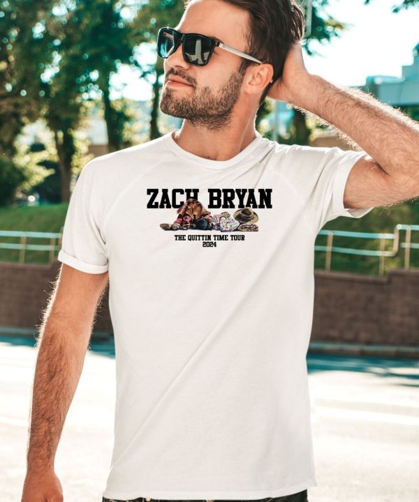 Zachlanebryan Zb Cowboy Tour White Tee