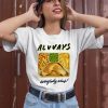 Alvvays Band Merch Always Everybody Wins Tv Dinner Shirt