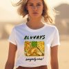 Alvvays Band Merch Always Everybody Wins Tv Dinner Shirt0