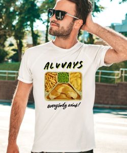 Alvvays Band Merch Always Everybody Wins Tv Dinner Shirt1