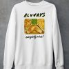 Alvvays Band Merch Always Everybody Wins Tv Dinner Shirt4