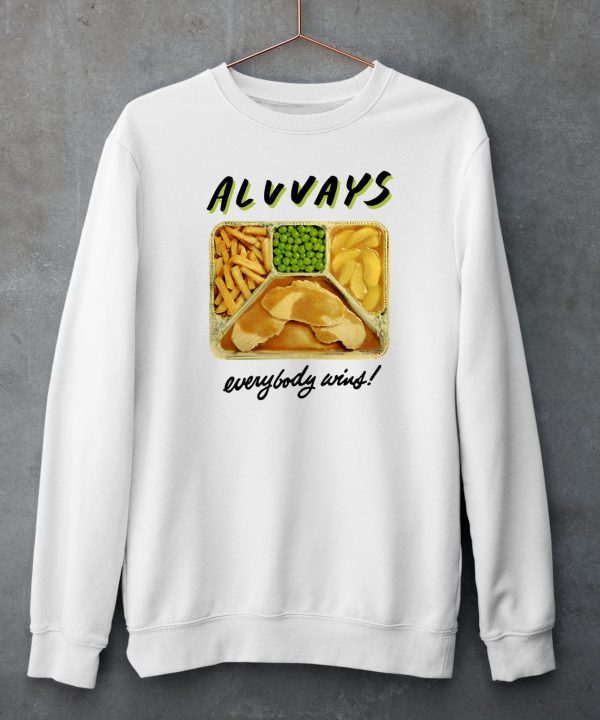 Alvvays Band Merch Always Everybody Wins Tv Dinner Shirt4