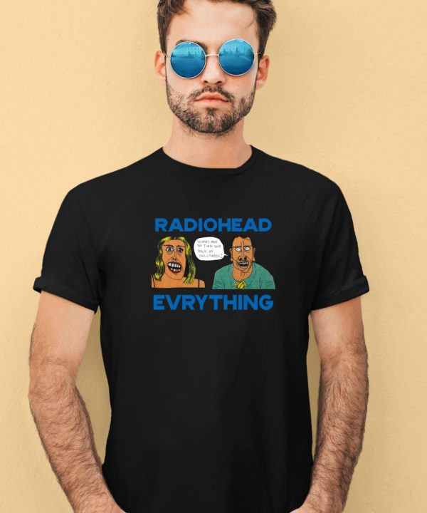 Ayo Edebiri Wearing Radiohead Evrything Shirt3