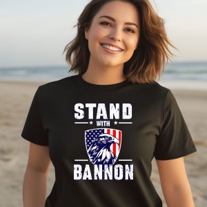 Bannon Wearing Stand With Bannon Shirt