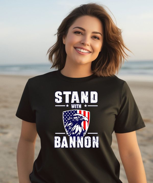 Bannon Wearing Stand With Bannon Shirt