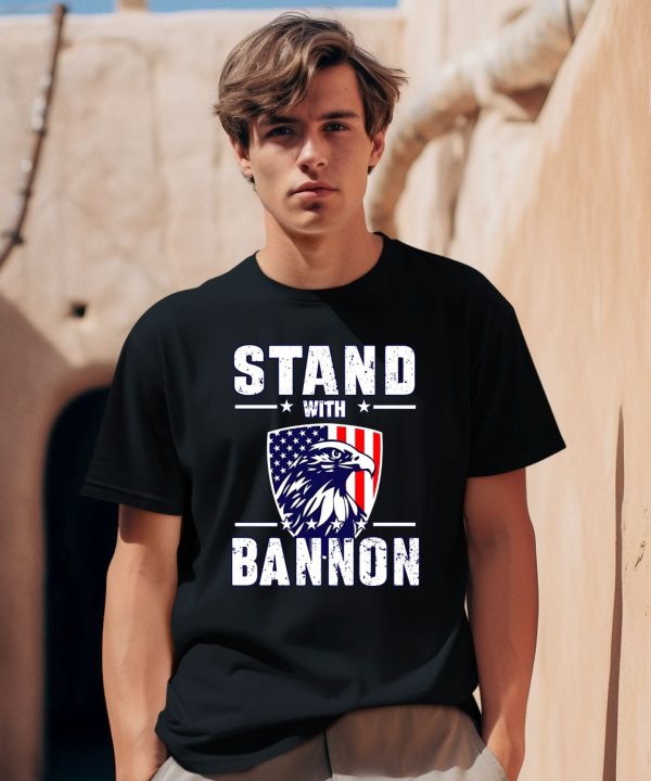 Bannon Wearing Stand With Bannon Shirt0