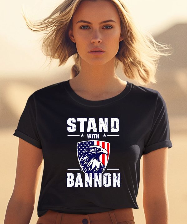 Bannon Wearing Stand With Bannon Shirt1