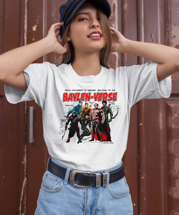 Baylen Levine Merch From Youtubers To Heroes Welcome To The Baylen Verse Shirt2