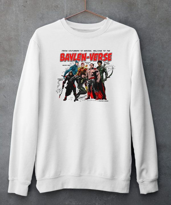 Baylen Levine Merch From Youtubers To Heroes Welcome To The Baylen Verse Shirt4